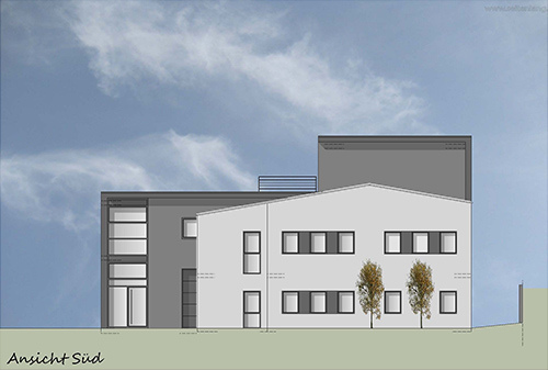 Neubau Ansicht Süd